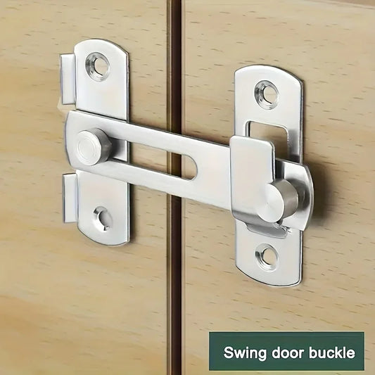 Stainless steel door lock guard