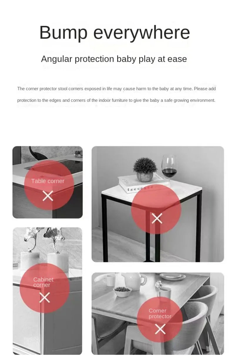 Durable Rubber Table Corner Safe Protectors