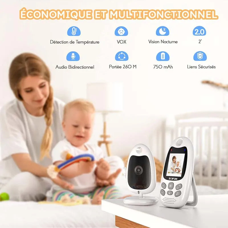 BOIFUN WireLess Portable Baby Monitor Camera