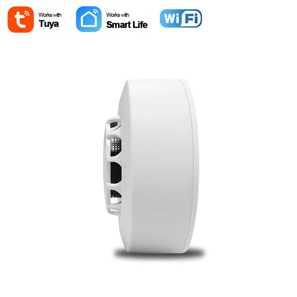 Smoke Detector Temperature Humidity Alarm