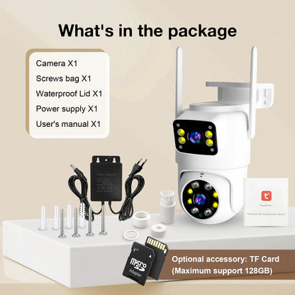10MP Dual Lens Tuya Wi-Fi Wireless Camera