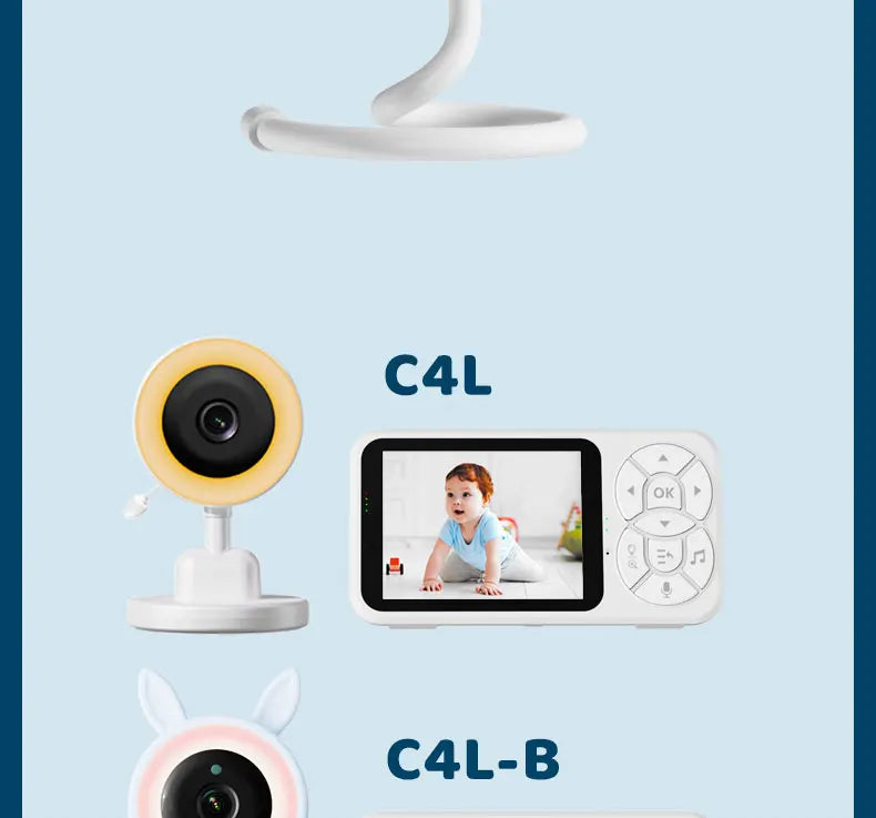 DANMINI WireLess Night light baby monitor