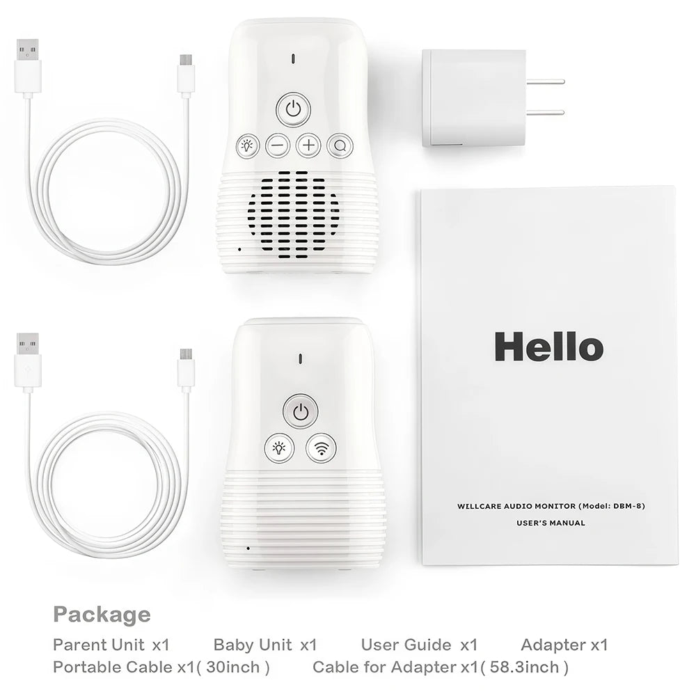 Small Portable 2.4Ghz Wireless Baby Monitor