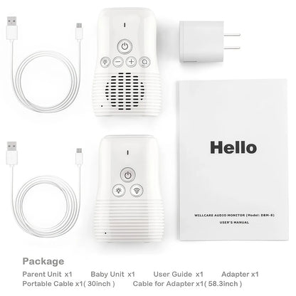 Small Portable 2.4Ghz Wireless Baby Monitor