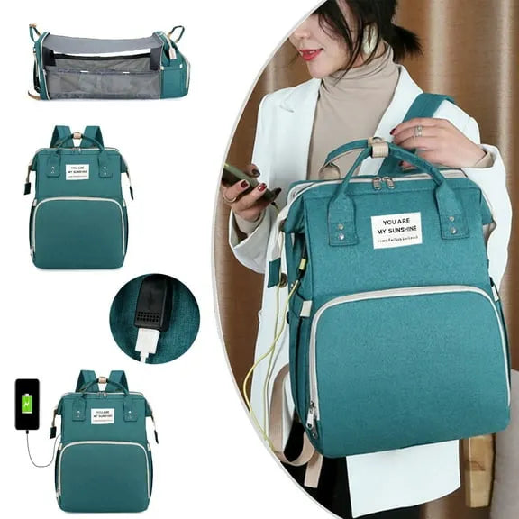 Fashionable Folding Mommy Bag and Baby Bag