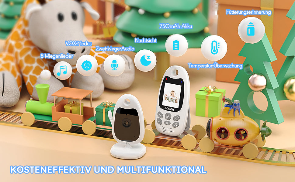 BOIFUN WireLess Portable Baby Monitor Camera