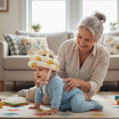 Casque bebe ETHAN glace