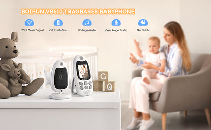 BOIFUN WireLess Portable Baby Monitor Camera
