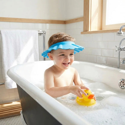 Visière chapeau pour douche bébé I ShampooCap™