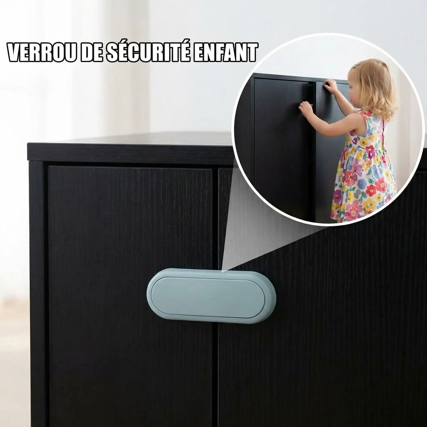 Serrure de porte de sécurité pour bébé