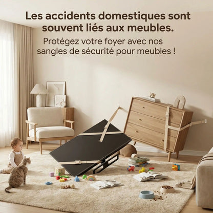 Sangles de sécurité réglable TV