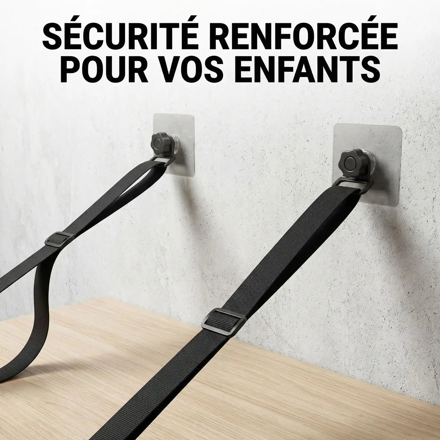 Sangles de sécurité réglable TV
