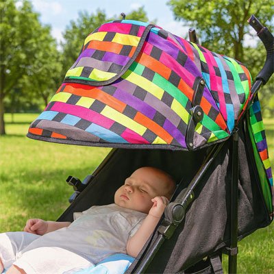 Par soleil pour poussette​ ENORA multicolor